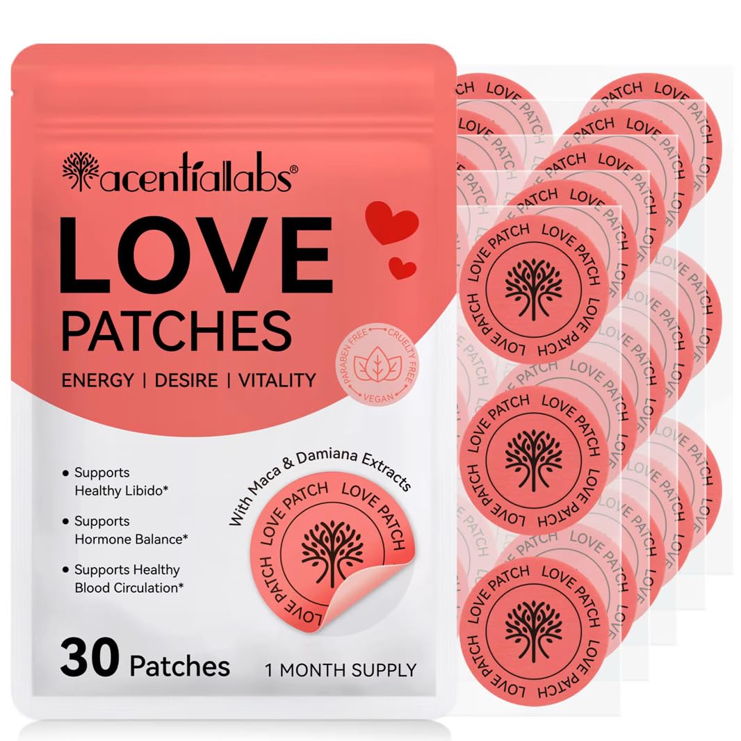 Love Patches – Energy, Desire & Vitality with Maca & Damiana (30 Patches)